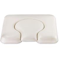 Algopix Similar Product 7 - NESSTIC PU Commode Seat Cushion White