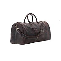 Algopix Similar Product 13 - Londo Genuine Top Grain Leather Duffle