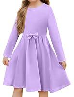 Algopix Similar Product 20 - Arshiner Girls Long Sleeve Dress A line