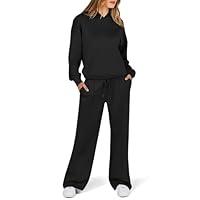 Algopix Similar Product 7 - 2 Piece Oversized Sweatsuit Set for