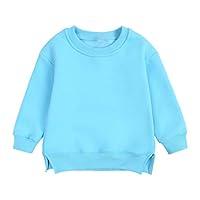 Algopix Similar Product 4 - RNTOP Kids Sweatshirts Boys Girls Solid