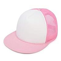 Algopix Similar Product 13 - Flat Billed Trucker Cap with Mesh Back