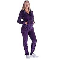 Algopix Similar Product 5 - Womens Jogging Suits Warm Up Velour