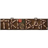 Algopix Similar Product 13 - Tropical Brown Tiki Bar Vac Form