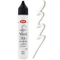 Algopix Similar Product 1 - Viva Decor Candle Wax Pen White 095