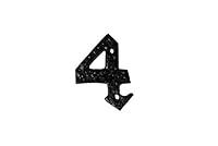 Algopix Similar Product 5 - Bulk Hardware BH01864 Number 4 Metal