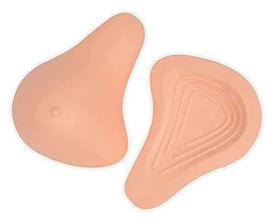 Realistic Silicone Breast Female Fake Boobs Mastectomy Prosthesis for  Crossdressers Transgender with Touch Soft Bra Pad,Color1#Silicone-F
