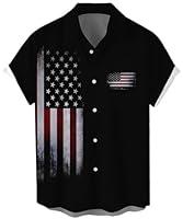Algopix Similar Product 16 - WHO IN SHOP Mens 4th of July Shirts