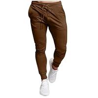 Algopix Similar Product 17 - SUNYUAN Mens Fleece Elastic Waist Pant