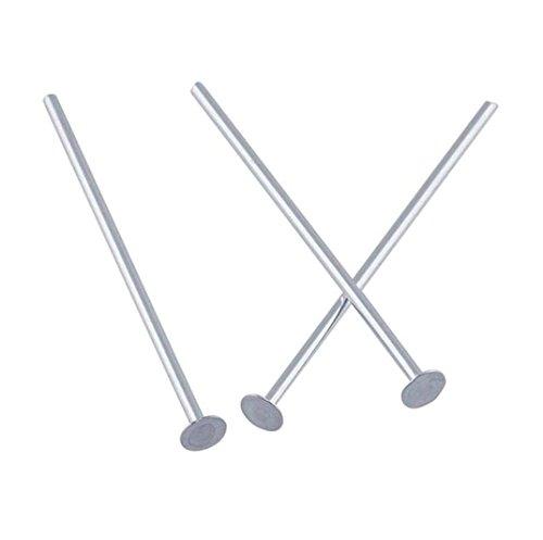 100pcs Stainless Steel Flat Head Pins With Gold And Silver Ball Jewellery  Making Findings