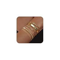 Algopix Similar Product 12 - HERIER Gold Bracelets for Women  Gold