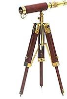Algopix Similar Product 16 - Solid Brass Floor Standing Telescope