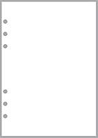 Algopix Similar Product 19 - A5 Size Blank Sheets Sized and Punched
