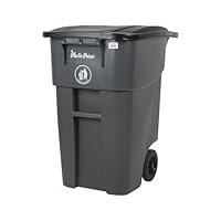 Algopix Similar Product 20 - PLASTIC PRINCE 50 Gallon Rollout Trash