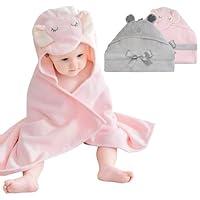 Algopix Similar Product 2 - Softan 2 Pack Baby Hooded Towels