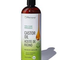 Algopix Similar Product 13 - Offernova Castor Oil 16 OZ Aceite de