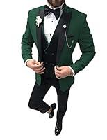 Algopix Similar Product 12 - SHUZHXLZANGY Green Prom Suits Men 3