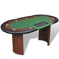 Algopix Similar Product 14 - 10Player Poker Table with Dealer Area