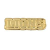 Algopix Similar Product 14 - PinMarts Gold LIONS Mascot Chenille