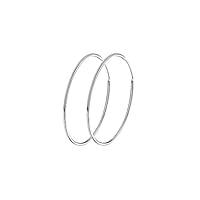 Algopix Similar Product 4 - 925 Sterling Silver Large Hoop Earrings