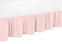 Algopix Similar Product 11 - Blush Pink Toddler Bed Skirt for Girls