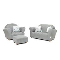 Algopix Similar Product 2 - Keet Plush Childrens Set Sofa Chair