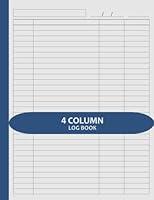 Algopix Similar Product 19 - Customizable Log Book 4 Column