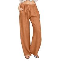 Algopix Similar Product 18 - Linen Pants Women Summer Casual