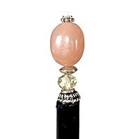 Algopix Similar Product 3 - Farah Tidal Hair Stick Peach Moonstone