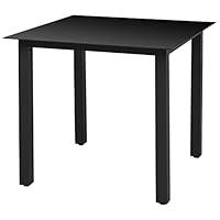 Algopix Similar Product 7 - vidaXL Aluminum  Glass Patio Table 