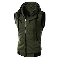 Algopix Similar Product 17 - GUWHOUN Hooded Tank Top Men Sleeveless