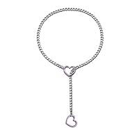 Algopix Similar Product 2 - Heart Slip Chain Necklace for Women