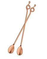 Algopix Similar Product 20 - BOLD  DIVINE Copper mixing spoons 