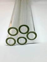 Algopix Similar Product 2 - 4 inch Long 5 Piece Pyrex Glass Tubes