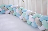 Algopix Similar Product 15 - HOMDO 4 Strands Padded Baby Crib Rail