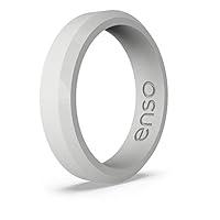 Algopix Similar Product 15 - Enso Rings Bevel Thin Silicone Wedding