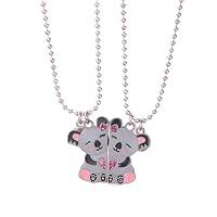 Algopix Similar Product 8 - Friendship Necklace 2PcsSet Cute