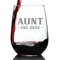 Algopix Similar Product 4 - Aunt Est 2022  New Aunties Stemless