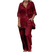 Algopix Similar Product 20 - Cotton Linen 2 Piece Plus Size Outfits