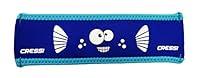 Algopix Similar Product 20 - Cressi Neoprene Goggle Strap Cover, blue