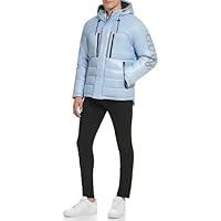 Algopix Similar Product 12 - GUESS Mens MidWeight Puffer Jacket