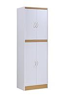Algopix Similar Product 16 - Hodedah 4 Door Kitchen Pantry with Four