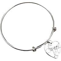 Algopix Similar Product 7 - Sweet 16 Heart Charm Bangle Sweet