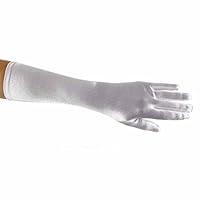 Algopix Similar Product 18 - Showstopper Shiny Satin Elbow Length