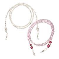 Algopix Similar Product 7 - Holibanna Pearl Beaded Eyeglass Chain