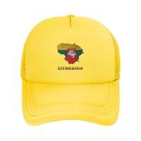 Algopix Similar Product 4 - Lithuania Lithuanian Flag Map Baseball