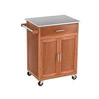Algopix Similar Product 9 - Giantex Kitchen Island Cart Farmhouse