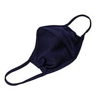 Algopix Similar Product 16 - Navy Blue 3-Ply Face Mask Youth L/XL
