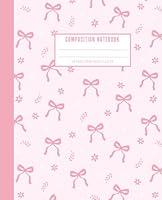 Algopix Similar Product 8 - Pink Coquette Composition Notebook