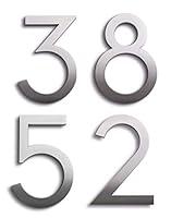 Algopix Similar Product 15 - Modern House Numbers Aluminum Modern